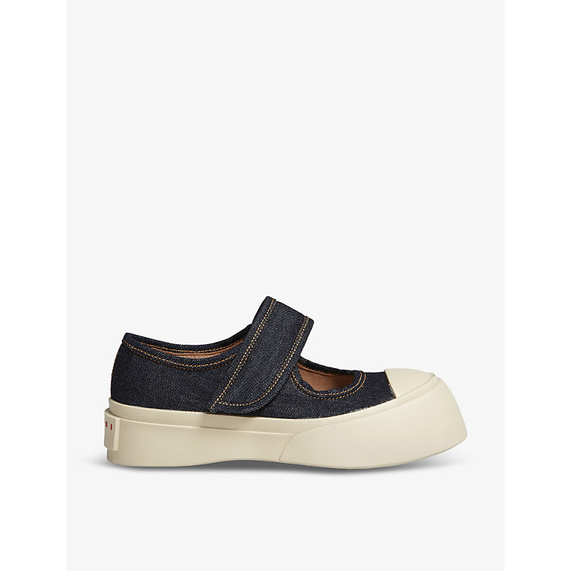 Marni Pablo denim Mary Jane trainers