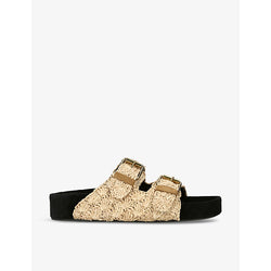  Isabel Marant Lennyo open-toe raffia sandals