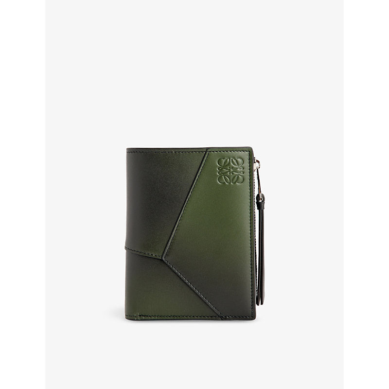 Loewe Puzzle brand-debossed leather zip wallet | Loewe