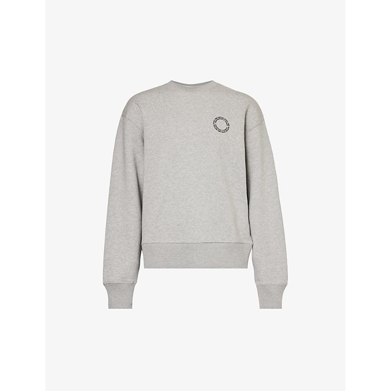  Mki Miyuki-Zoku Circle graphic-print organic-cotton and recycled polyester-blend sweatshirt