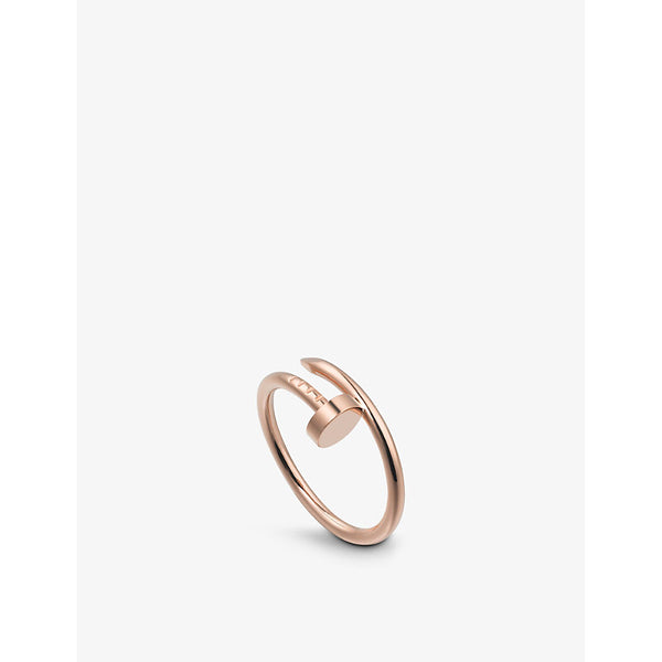 Cartier Juste un Clou small 18ct rose-gold ring