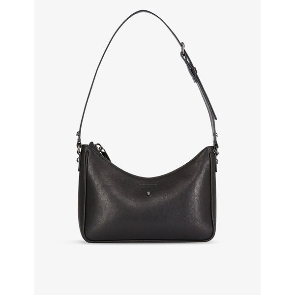 The Kooples Jade skull-embellished leather shoulder bag | LYBSTORE