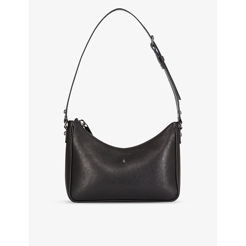  The Kooples Jade skull-embellished leather shoulder bag