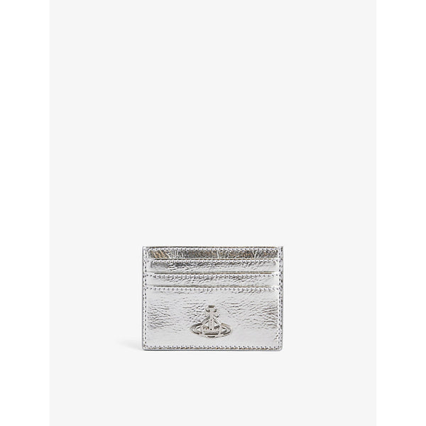 Vivienne Westwood Logo-plaque faux-leather card holder