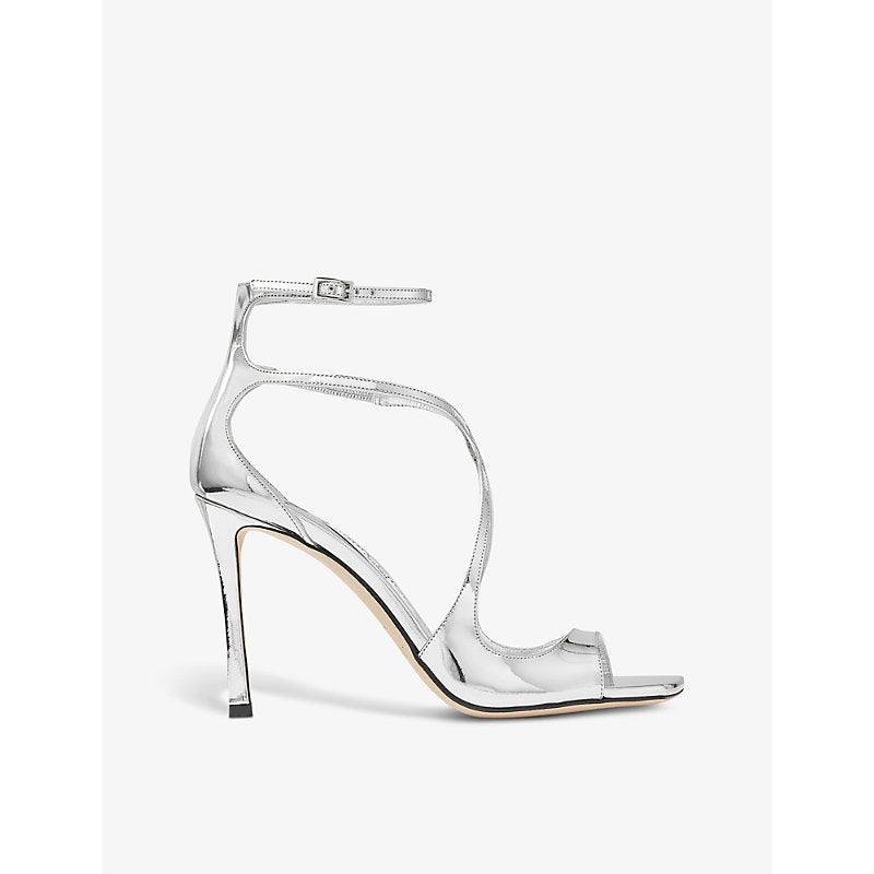 Jimmy Choo Azia 95 leather heeled sandals