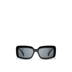 Chanel Rectangle-frame sunglasses | LYBSTORE