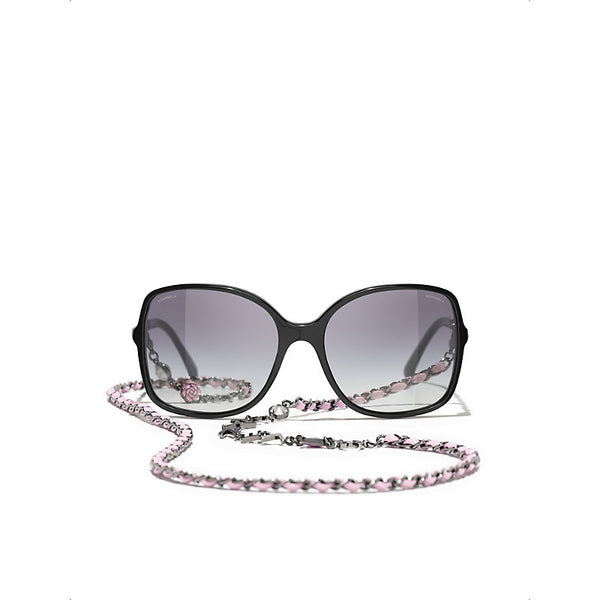 Chanel CH5210Q square-frame acetate sunglasses