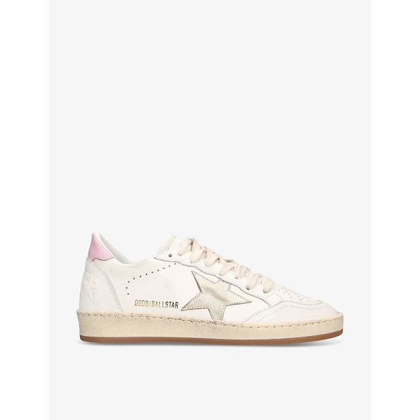  Golden Goose Women's Ballstar 11719 logo-print leather low-top trainers