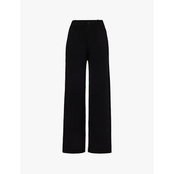  Guest In Residence Straight-leg mid-rise cashmere-blend trousers