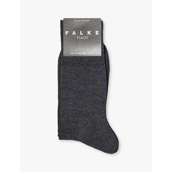 Falke Tiago branded-sole stretch-organic-cotton blend socks