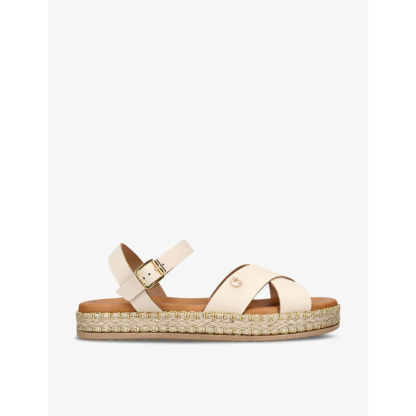 Carvela Comfort Sicily logo-embellished leather sandals | Carvela Comfort