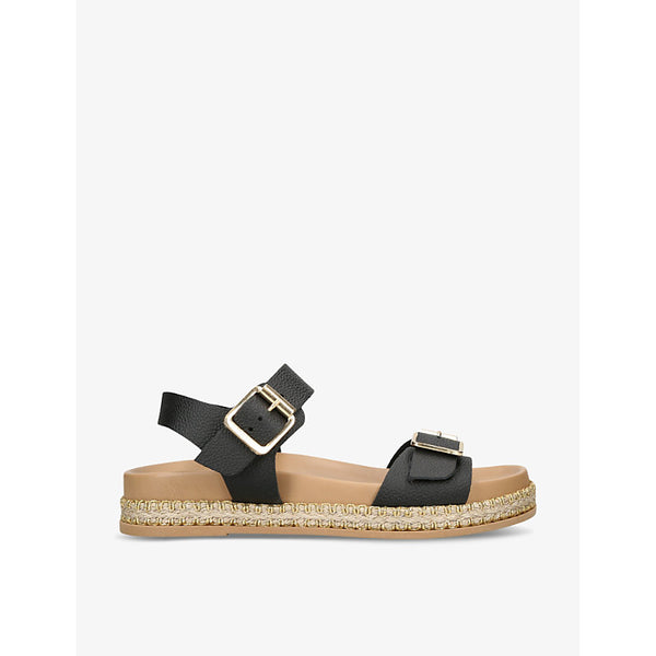 Carvela Comfort Sun down logo-embellished leather sandals