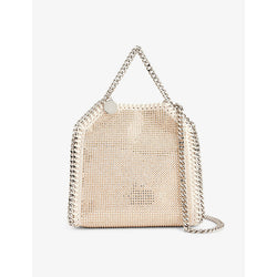 Womens Stella Mccartney Falabella tiny woven shoulder bag