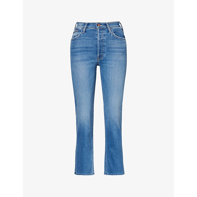  Mother The Tomcat straight-leg mid-rise jeans