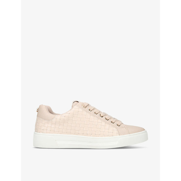 Carvela Daze Weave faux-leather low-top trainers