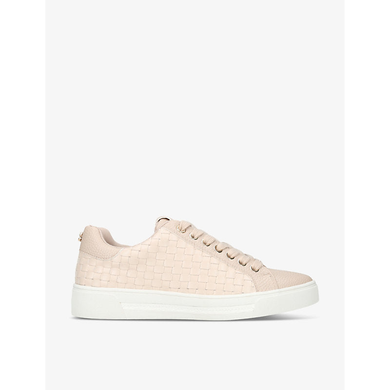 Carvela Daze Weave faux-leather low-top trainers