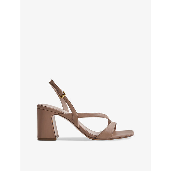 Reiss Alice block-heel leather sandals