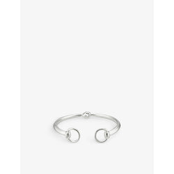 Gucci Horsebit sterling silver cuff | GUCCI