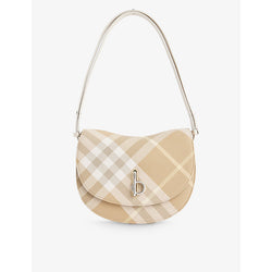  Burberry Rocking Horse checked wool-blend shoulder bag