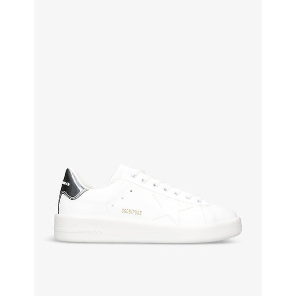 Golden Goose Pure Star Bio logo-print faux-leather low-top trainers