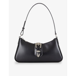  The Kooples Joe glazed-leather shoulder bag