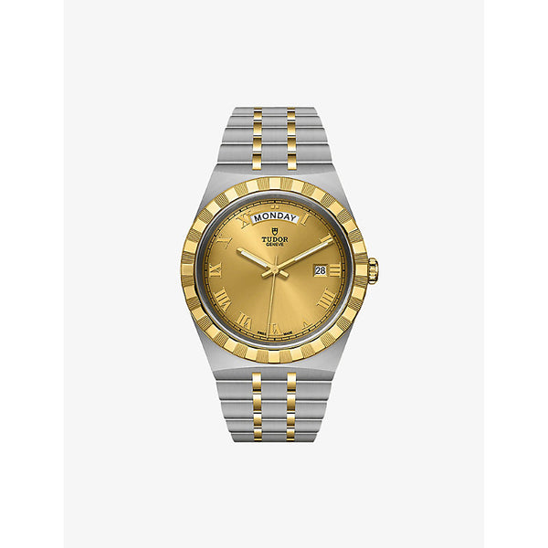 M286030004 Tudor Royal Day Date 18ct yellow-gold and stainless-steel automatic watch