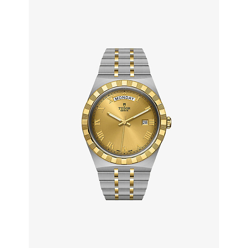 M286030004 Tudor Royal Day Date 18ct yellow-gold and stainless-steel automatic watch