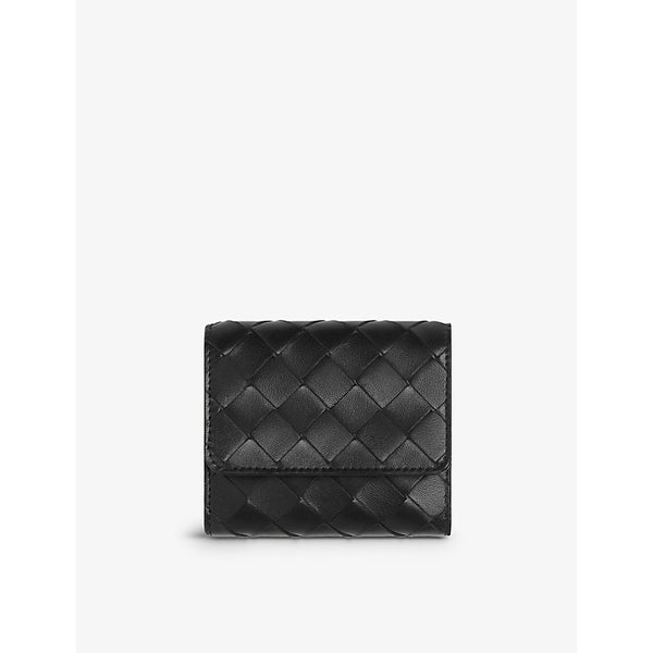 Bottega Veneta Intrecciato leather trifold wallet