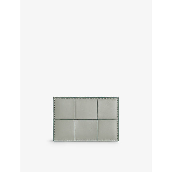 Bottega Veneta Cassette Intrecciato-woven leather card holder