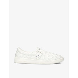  Bottega Veneta Sawyer Intrecciato-woven trainers