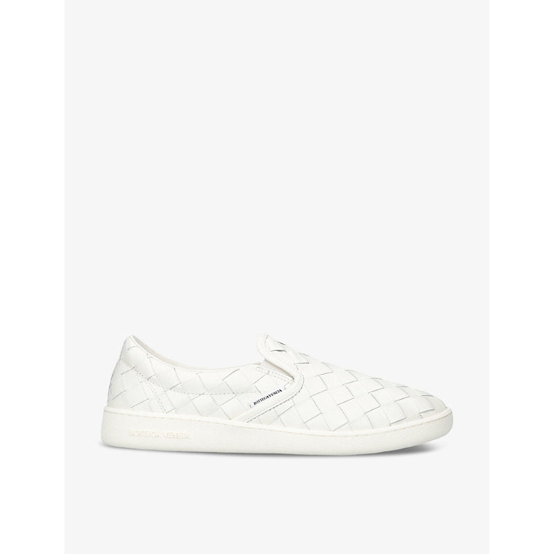  Bottega Veneta Sawyer Intrecciato-woven trainers