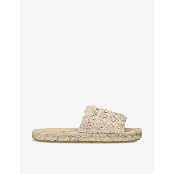  Bottega Veneta Jack intrecciato-weave leather espadrilles