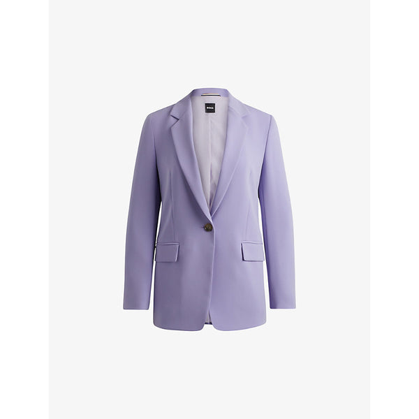  Boss Regular-fit single-breasted woven blazer