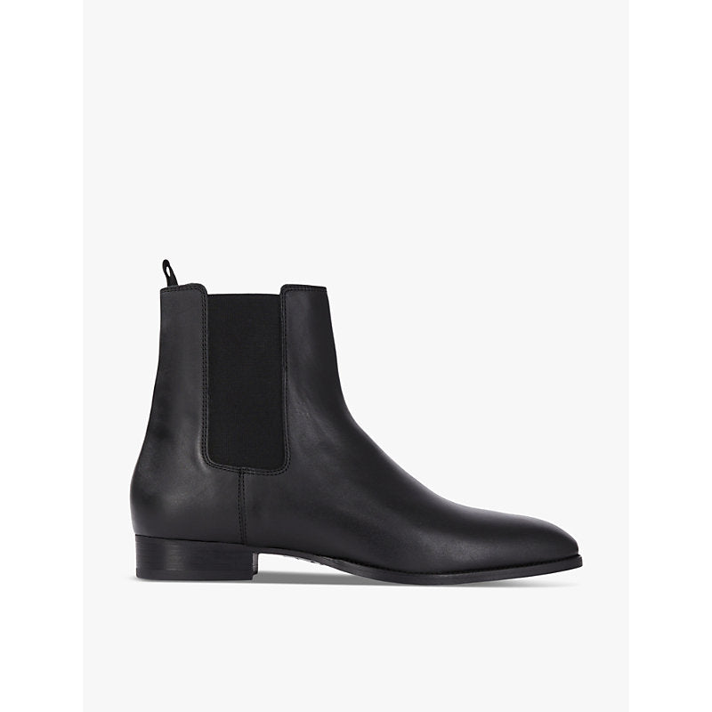  The Kooples Almond-toe leather Chelsea boots