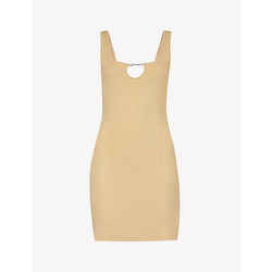 Jacquemus La Robe Sierra logo-plaque knitted mini dress | JACQUEMUS