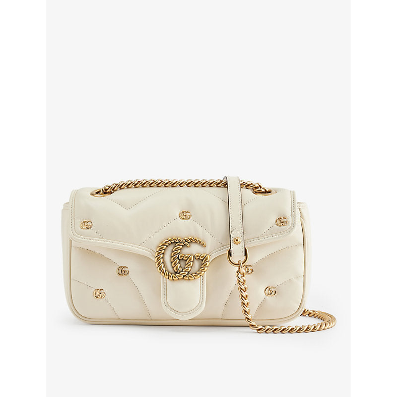  Gucci Marmont quilted-leather cross-body bag