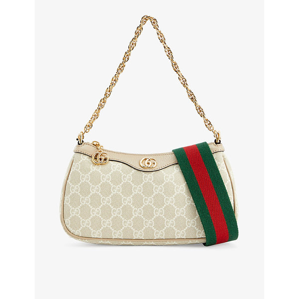 Gucci Ophidia coated-canvas shoulder bag