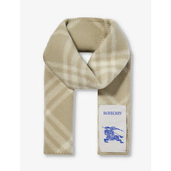  Burberry Vintage Check brand-patch wool scarf