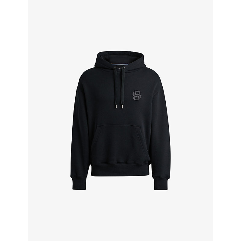  Boss Double B-monogram oversized cotton hoody