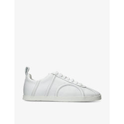 Toteme Logo-pattern low-top leather trainers