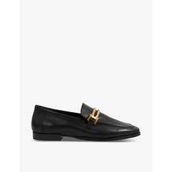 Reiss Angela hardware-embellished leather loafers