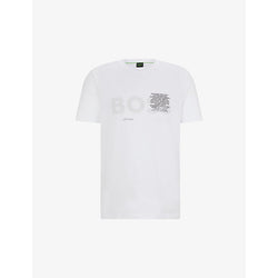  Boss Logo-print slim-fit cotton T-shirt