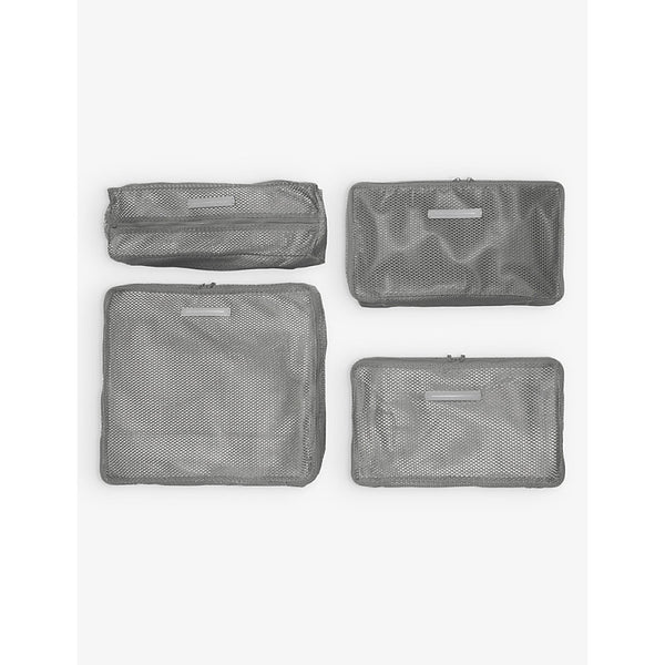 Horizn Studios Recycled-mesh packing cubes set of four | Horizn Studios