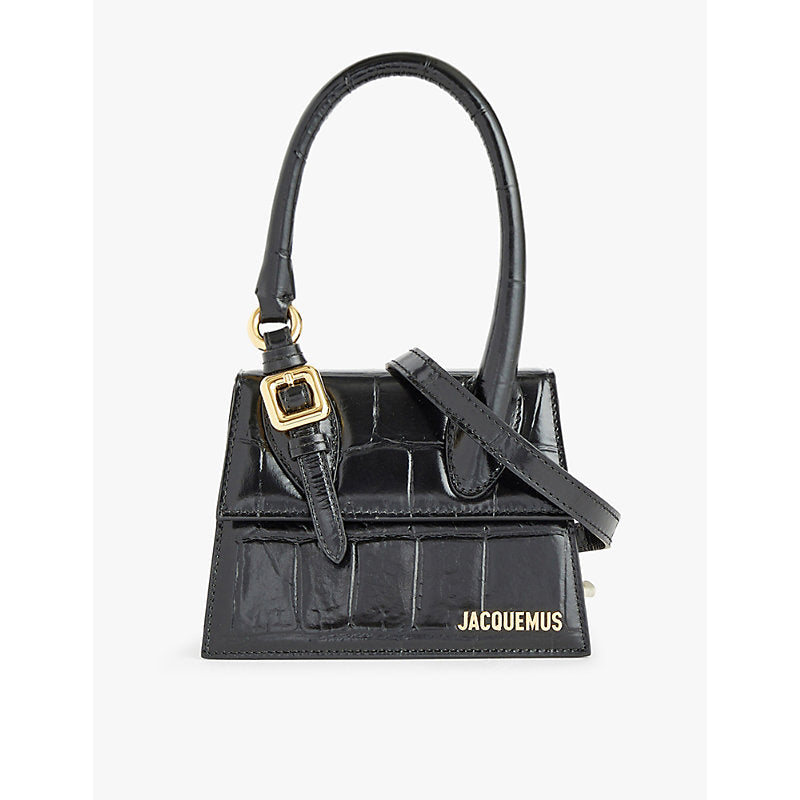 Jacquemus Le Chiquito medium croc-effect leather top-handle bag | JACQUEMUS