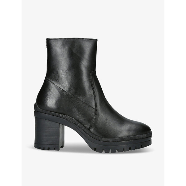 Carvela Comfort Secure chunky-sole heeled leather ankle boots