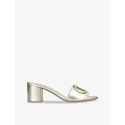 Valentino Garavani VLOGO 60 cut-out leather mules