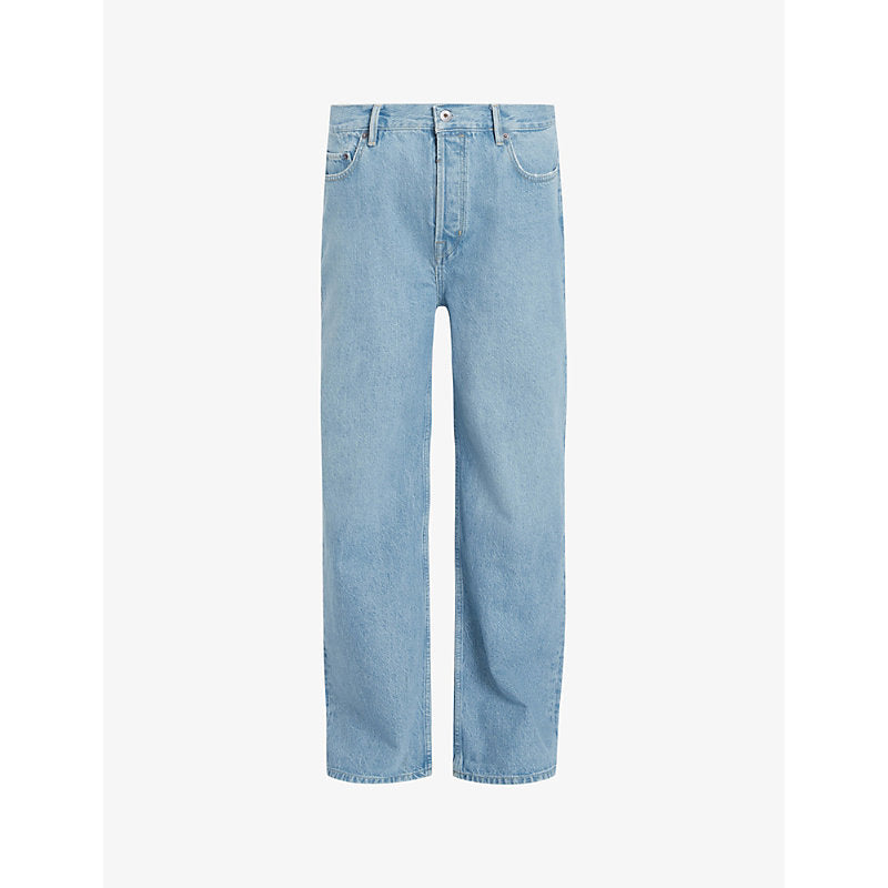  Allsaints Lenny branded-hardware denim jeans