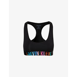  Calvin Klein Intense Pride branded-waistband cotton-blend bralette