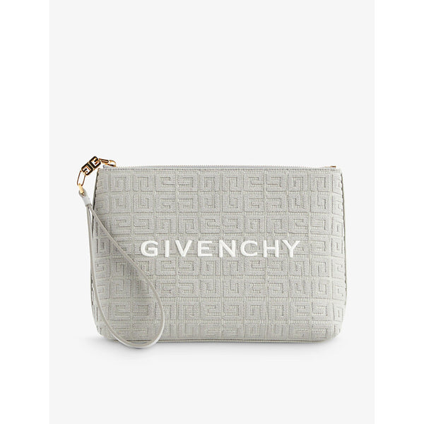  Givenchy Branded cotton-blend pouch