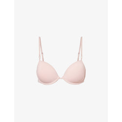  Calvin Klein Sculpt plunge stretch-recycled nylon bra